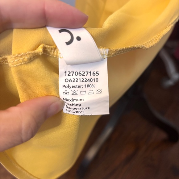 Commense One Shoulder Yellow Dress - Picture 12 of 16